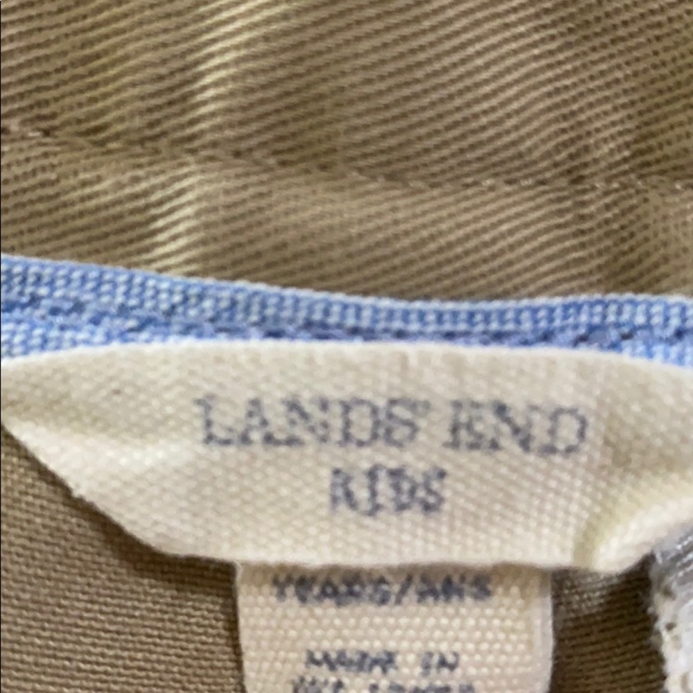 Boy’s Lands’ End Khaki Shorts - Picture 5 of 7